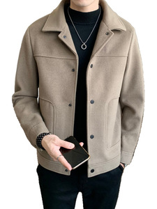 Blazer da Uomo Autunno 2025, Giacca Monopetto con Risvolto a Revers, Vestibilità Slim, Abbigliamento Professionale da Ufficio, <span class=keywords><strong>Cappotto</strong></span> Formale - Product Image 6