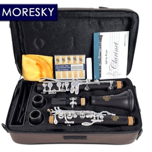 MORESKY Clarinette 17 clés Sib à trous fermés en Ébène/Grenadille, Modèle Spécial M301 - Product Image 1