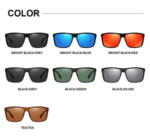 Gafas de sol polarizadas cuadradas para conducción al aire libre, a la moda, deportivas, UV400, para pesca, para hombre - Product Image 6