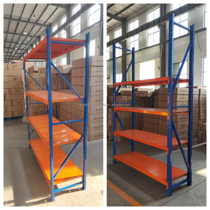 Système d'étagères industrielles robustes pour entrepôt avec rayonnage sélectif à 4 niveaux - Product Image 5