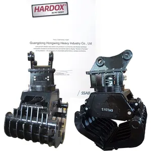 <span class=keywords><strong>HW</strong></span> HONGWING-Pinzas de demolición hidráulica, accesorio de agarre de clasificación para abrazadera de roca grande, piedra de cantera, árbol grande - Product Image 1