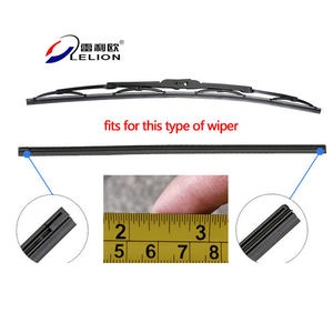 Venta al por mayor Escobillas limpiaparabrisas Recarga de silicona Tiras de goma Recarga de cuchillas Limpiaparabrisas plano suave híbrido - Product Image 3