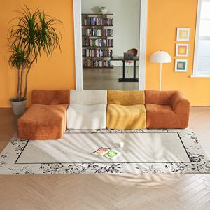 Wholesale High Quality Living Room Fabric Modern Vacuum Packaging Compressed Modular Sectional Sofa Set Furniture - Product Image 4