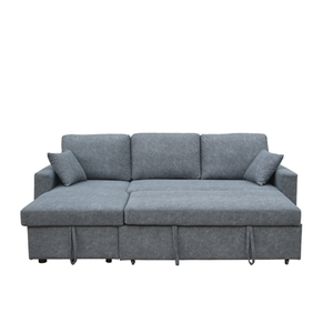 Divano Letto Moderno <span class=keywords><strong>a</strong></span> L per Famiglie Convertibile con Vano Contenitore Divano Pieghevole Multifunzione - Product Image 4