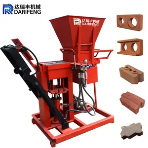 hby2-15 brick making machine eco brava small diesel clay interlock block machine 2020