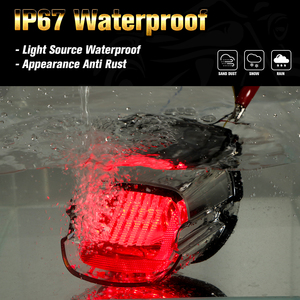 Luz Trasera para Motocicletas Harley Davidson, <span class=keywords><strong>Precio</strong></span> al por Mayor, 9-16V, Lámpara LED con Color Transparente Ahumado - Product Image 6