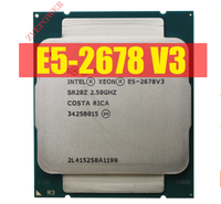Digunakan untuk Intel Xeon E5 2678 V3 CPU 2.5G Melayani LGA 2011-3 E5-2678V3 2678V3 SR20Z PC Desktop Processor untuk X99 Motherboard 2678 V