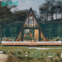 AKAY Maisons en conteneur préfabriquées de luxe Maison en A personnalisée en usine Maison en conteneur détachable