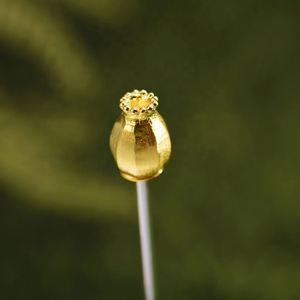 Lotus Fun 925スターリングスライバー咲くポピー花女性用カスタムブローチBijoux Accesoiresジュエリー女性用高級ジュエリー - Product Image 2
