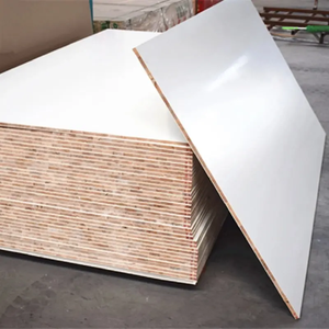 Giá thấp không thấm nước trắng Tủ Veneer nhiều lớp khối Hội Đồng Quản trị 18mm thông lõi <span class=keywords><strong>melamine</strong></span> blockboards - Product Image 5