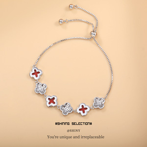Bracelet Fleur en Zircon, Alliage de Zinc, Sertissage Pavé, Accessoire Quotidien - Product Image 2