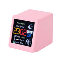2024 nouvelle Station météo WiFi bureau intelligent horloge électronique petit TV numérique ornement roman et créatif décoration de la maison