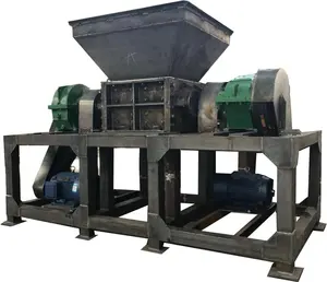 Di động nhựa kim loại thép Shredder máy cho tái chế chất thải