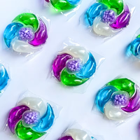 5in1 14g Pod Cuci Pakaian Aroma Bunga Buah Tahan Lama Deterjen Pekat Bersihkan & Dekontaminasi Sesuai Standar
