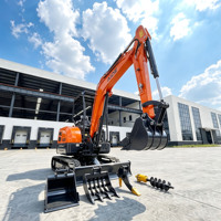 Livraison Gratuite Mini-Excavatrice sur Chenilles 3.5, 2 et 1 Tonne, Modèle EPA Kubota, pour Usage Agricole et Bâtiment, Prix Compétitifs