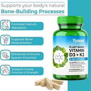 Cápsulas de Vitamina D3 K2 OEM/ODM, Apoyan la Salud Ósea, Refuerzan la Inmunidad, Promueven la Absorción de Calcio, Cápsulas de Vitamina D3 + K2 - Product Image 3