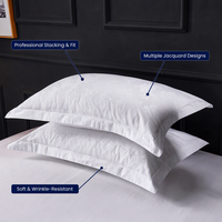 Parure de lit jacquard rose blanche 4 pièces pour hôtels, gîtes, appartements, clubs de villégiature – Vente en gros directe usine, fournisseur personnalisé