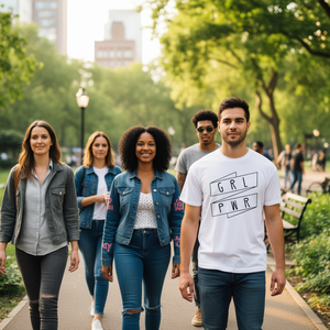 Camiseta Grl Pwr Icon Simple Feminist Girl Power, unisex, talla para adultos - Product Image 3