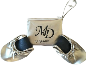 <span class=keywords><strong>Scarpe</strong></span> <span class=keywords><strong>Basse</strong></span> Personalizzate Economiche in Argento Massiccio con Punta Rotonda, Leggere, Stampate, Pieghevoli, per Tutte le Stagioni, Regalo di Nozze per Ospiti - Product Image 3