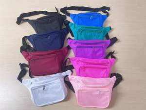 Unisex Neon Sport Fanny Pack Verstelbare Taille Box-Vormige Tas Met 3 Ritsen Groothandel Nylon Outdoor Fitness Riem Voor Mannen Dames - Product Image 6