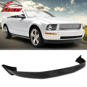 Compatible con Ford Mustang V6 2005-2009, Labio de Parachoques Delantero Estilo 3C, Negro Sin Pintar - Product Image 1