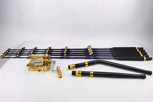 <span class=keywords><strong>2</strong></span>速80Wボートトローリングリール最大ドラッグ45Kg海水マグロフルメタルフィッシングリールビッグゲーム - Product Image 3