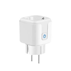 X329 Compatible con Alexa Google Home Voice Logotipo personalizado Marca Tuya Eu Wifi Smart Socket Plug 16a Smart Socket Wifi - Product Image 1