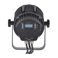 QSE Lighting 6*20W IP65 Projecteur LED Mini Par Étanche RGBW 4-en-1 pour DJ, Scène Extérieure et Éclairage Paysager avec Contrôle DMX512