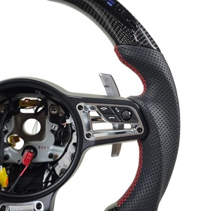 Volante de fibra de carbono LED caliente para Porsche Panamera 2017-2020 <span class=keywords><strong>Macan</strong></span> 2014-2020 Cayenne 2015-2020 Cayman 2016-2020 718 911 - Product Image 5