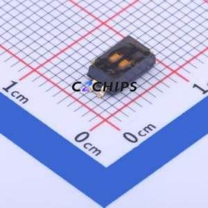 TDA02H0SB1R DIP Switch SMD-4P,3.7x6.2mm Switch Flat Toggle, Groove Type Single Pole Single Throw 2 Gull Wing Type - Product Image 1