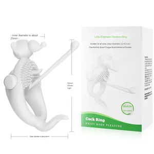 Adult Male Anti-Shooting Silicone <b>Vibration</b> Ring Long-Lasting Delayed Effects Wireless <b>Remote</b> Control Adult Sex Toy - Product Image 4