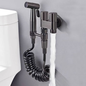 High Quality Multi-function 304 Stainless Steel Bathroom Accessories <strong>Hand</strong>-held Toilet <strong>Bidet</strong> <strong>Sprayer</strong> Set - Product Image 1
