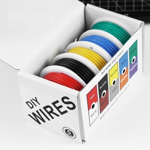 16awg-30awg nhiệt độ cao sức đề kháng 5 màu sắc trong một hộp hỗn hợp DIY đóng hộp Đồng linh hoạt Silicone dây - Product Image 2