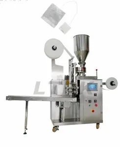 LT-11 Filter/Label Paper Herb Flower Coffee Tea Bag With Thread And Tag Filling Sealing Packing Machine With Conveyor Belt