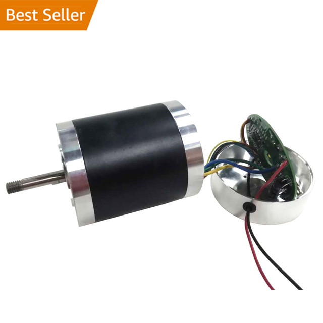 Jkongmotor 80mm 24V 0.28N.m Brushless DC Motor Integrated 60W Bldc 24 Volt Driver Controller PWM Speed Control Permanent Magnet