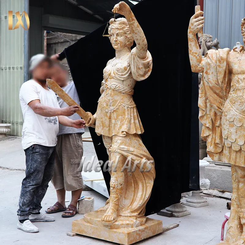 Ngoài Trời Đá Cẩm Thạch Hy Lạp Nữ Thần bức tượng trang trí phụ nữ của công lý bức tượng để bán
