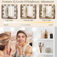 Meuble de chambre à coucher de style européen et américain, qualité export, en MDF, coiffeuse populaire, modèle 0, en stock