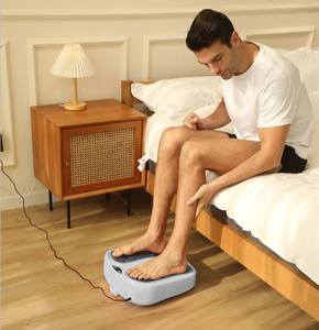 Equipo de masajeador de pies con calefacción eléctrica infrarroja Shiatsu, máquina eléctrica vibratoria, masajeador de pies de amasado profundo, equipo de gimnasio - Product Image 2