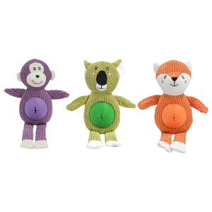 Yıkılmaz köpek oyuncak süper yumuşak peluş maymun büyük göbek çiğnemek dayanıklı Pet malzemeleri popüler hayvan şeklinde tasarım PP pamuk - Product Image 5