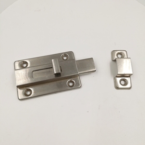 KEYI quincaillerie en acier inoxydable 3 pouces, boulon de <span class=keywords><strong>porte</strong></span> affleurant <span class=keywords><strong>loquet</strong></span> de <span class=keywords><strong>porte</strong></span> de toilette - Product Image 2