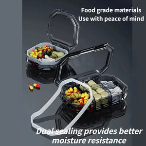 7 Days <b>Pill</b> <b>Box</b> Mini Medicine Organizer Weekly <b>Travel</b> Tablets Container Daily Waterproof Medicine Case Vitamins Capsules Holder - Product Image 2