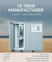 Maison conteneur préfabriquée en acier, moderne, blanche, respirante et portable, avec conception en kit pour chambre et usage extérieur