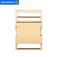 Boucle à dégagement latéral en alliage de zinc, sans nickel, de haute qualité, réglable, accessoires de sac en métal pour l'escalade en plein air