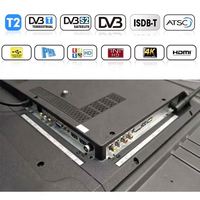 Téléviseur intelligent incurvé de 65 pouces, écran large 4K, téléviseur LED Ultra HD