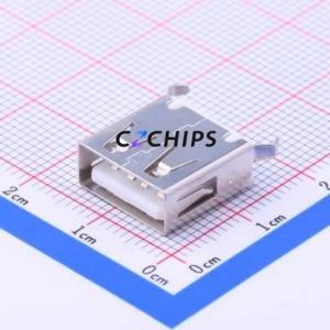 916-162A1012Y10200 USB Connector Through hole Component (THT) Connector Type-A USB 2.0 Female Through Hole - Product Image 1