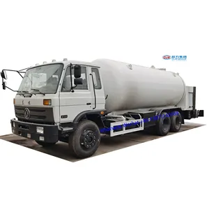 DAFC 20 m3 lpg gas tank bobtail truck tanker with dispenser counter