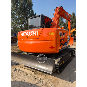 ZAXIS70 CON Cuchilla Topadora, Miniexcavadora Hitachi ZX70 Usada Original de Japón, Excavadora de 7 Toneladas Disponible con Certificación CE y EPA - Product Image 1