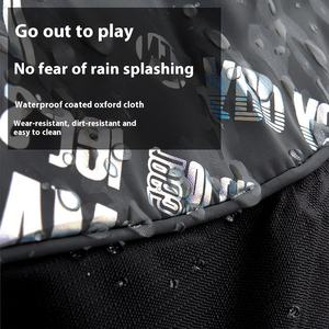 큰 개와 고양이를위한 현대 면 모피 칼라 애완 동물 의류 새해 겨울 사용 국경 반사 따뜻한 개 옷 - Product Image 2