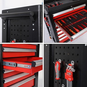 Boîte à outils mobile multifonctionnelle, pièce pour chariots Pièces d'outils lourds, armoire à outils en acier pour l'entretien des tiroirs Chariot d'outils de réparation automobile - Product Image 3