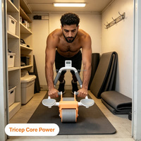 Rouleau Abdominal Automatique à Rebond pour Entraînement Corporel Efficace à Domicile – Idéal pour Hommes et Femmes Adultes